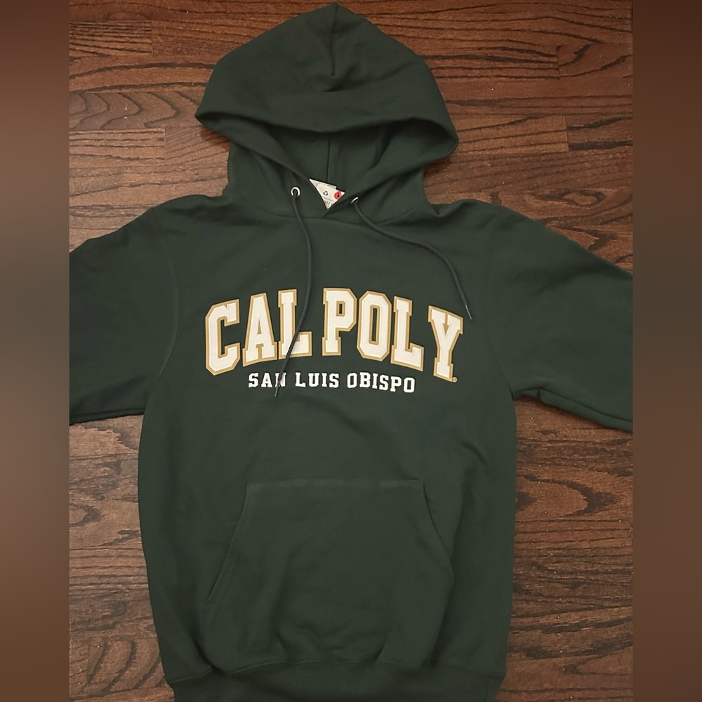 Cal Poly green hoodie